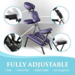 NRG Grasshopper Portable Massage Chair - Adjustable & Lightweight