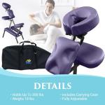 NRG Grasshopper Portable Massage Chair - Adjustable & Lightweight