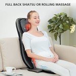 Heated Shiatsu Neck & Back Massager Pad