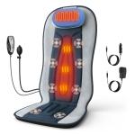 Heated Back Massage Chair Pad with Neck Pillow