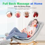 Heated Back Massage Chair Pad with Neck Pillow