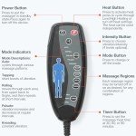 CILI Heated Massage Chair Pad with Vibration Motors