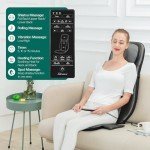 Heated Shiatsu Neck & Back Massager Pad