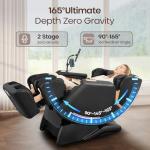 CASINTA 3D Massage Chairs Full Body and Recliner - 53.5 Extend Sl Track Shiatsu Massage Chair - 2 Zero Gravity,11 Massage Techniques,Core Heating & 22 Airbag, Smart Foot Rollers,Ai Voice, Yoga Mode