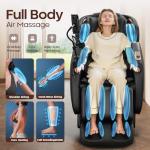 CASINTA 3D Massage Chairs Full Body and Recliner - 53.5 Extend Sl Track Shiatsu Massage Chair - 2 Zero Gravity,11 Massage Techniques,Core Heating & 22 Airbag, Smart Foot Rollers,Ai Voice, Yoga Mode