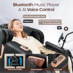 CASINTA 3D Massage Chairs Full Body and Recliner - 53.5 Extend Sl Track Shiatsu Massage Chair - 2 Zero Gravity,11 Massage Techniques,Core Heating & 22 Airbag, Smart Foot Rollers,Ai Voice, Yoga Mode