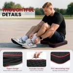 Stadium Seat Cushions - Portable Bleacher Cushions with 2.5" Extra Thick High-Density Foam and Massage Dots, Fashion Outdoor Seat Cushions for Sports Events, Travel, Camping, Chairs - 2 Pack