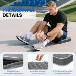 Stadium Seat Cushions - Portable Bleacher Cushions with 2.5" Extra Thick High-Density Foam and Massage Dots, Fashion Outdoor Seat Cushions for Sports Events, Travel, Camping, Chairs - 3 Pack