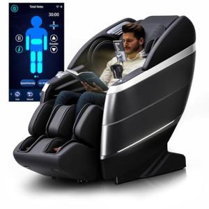 HealthRelife 4D Full Body Massage Chair - Black
