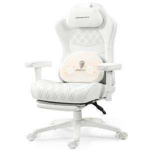 Dowinx Heated Massage Gaming Chair with Footrest