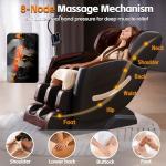 Luxury Full Body Shiatsu Massage Chair - Brown