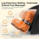 Luxury Full Body Shiatsu Massage Chair - Brown