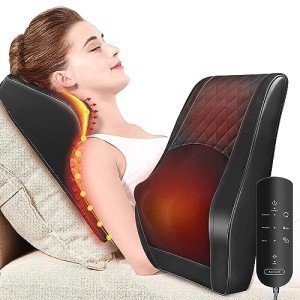 Boriwat 3D Heated Neck & Back Massage Pillow