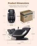 EASPEARL 4D Zero Gravity Full Body Massage Chair