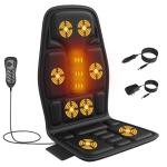 SLOTHMORE Heated Vibration Back Massager Cushion