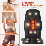 SLOTHMORE Heated Vibration Back Massager Cushion