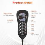 SLOTHMORE Heated Vibration Back Massager Cushion