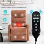 PELUMY Heat & Vibration Massage Recliner Chair