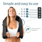 InvoSpa Shiatsu Neck and Back Massager with Heat