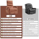 PELUMY Heat & Vibration Massage Recliner Chair