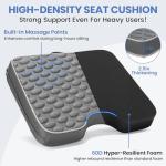Portable Massage Seat Cushion - Extra Thick Foam