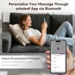 Arboleaf Shiatsu Back Massager with Heat and Bluetooth