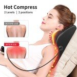 Boriwat 3D Heated Neck & Back Massage Pillow