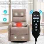 PELUMY Compact Heat & Vibration Recliner Chair