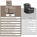 PELUMY Compact Heat & Vibration Recliner Chair