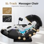 SOMANOVA 2026 New Smart Massage Chair - Zero Gravity Full Body Massage Sofa/Recliner - Smart Body Scanning - Directional Massage, Foot Roller, Calf Stretching, Airbag, Home Theater Sofa