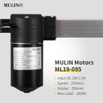 Mulin Power Recliner Motor Replacement with Cord Model ML19-095 ML19-095A Linear Actuator for Sofa Lift Chair Couch Massage Seat Bed