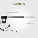 Mulin Power Recliner Motor Replacement with Cord Model ML19-095 ML19-095A Linear Actuator for Sofa Lift Chair Couch Massage Seat Bed