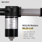 Mulin Power Recliner Motor Replacement with Cord Model ML20-118 Linear Actuator for Sofa Lift Chair Couch Massage Seat Bed Same as ML20-117