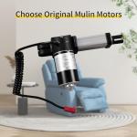 Mulin Power Recliner Motor Replacement with Cord Model ML20-118 Linear Actuator for Sofa Lift Chair Couch Massage Seat Bed Same as ML20-117
