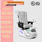 Spa Nail Equipment LLC Dolphin Pedicure Chair with Massage, Built-in Remote, Overflow Protection, Acetone-Resistant Leather