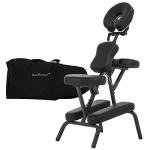 Massage Chair Portable, 4 Inches Thickness Sponge Tattoo Chair, Small Traveling Tattoo Chair, Portable Pregnancy Massage, Portable Massage Chair Tattoo Spa Free Carry Case for Tattoo/Beauty Salon/SPA