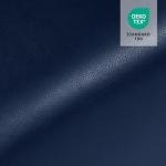 MCombo Oversized Swivel Glider Rocker Power Recliner Chair for Living Room with Heat and Vibration Massage, USB Ports, Cup Holders and Pockets, Faux Leather 7785 (Navy Blue)