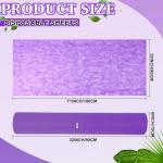 Buryeah 1 Roll 50 Pieces Disposable Non Woven Bed Sheets Massage Table Sheets Lash Bed Cover for Spa, Tattoo, Beauty Salon, Hotels, 32 x 71 Inch(Purple)