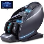 Alfine A688 Heaven Duet Massage Chair-4D & 3D Dual-Mechanism Zero Gravity Recliner with Yoga Stretch and Electric Automatic Footrest Extension-Full Body Relaxation, 20 Modes, AI Voice Control (Black)