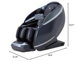 Alfine A688 Heaven Duet Massage Chair-4D & 3D Dual-Mechanism Zero Gravity Recliner with Yoga Stretch and Electric Automatic Footrest Extension-Full Body Relaxation, 20 Modes, AI Voice Control (Black)
