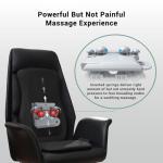 Mynt Black Acupressure Massage Chair Pad with 4 Deep Kneading Nodes, Shiatsu Back Massager for Chair with Heat, Heated Back Massage with a Cushion for Deep Tissue, Gift for Christmas