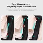 Mynt Black Acupressure Massage Chair Pad with 4 Deep Kneading Nodes, Shiatsu Back Massager for Chair with Heat, Heated Back Massage with a Cushion for Deep Tissue, Gift for Christmas