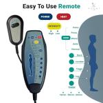 Naomi Home Whitney Swivel Recliner Chair with Massage & Ottoman, Black Air Leather – Modern Lounge Chair for Living Room, Bedroom & Nursery