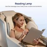 Lifevibe 3D Massage Chair Full Body VibroAcoustic Sonic Wave, SL-Track Zero Gravity Recliner with 25 Auto Modes, Smart Body Scan, Extendable Footrest, Reading Lamp, White