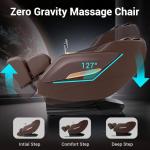 MYNTA 2025 Brown Full Body Shiatsu Massage Chair