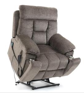 Extra Wide Power Lift Recliner Chair with Massage