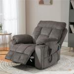 Extra Wide Power Lift Recliner Chair with Massage