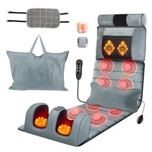 KOCASO Full Body Electric Massage Mat with Heat