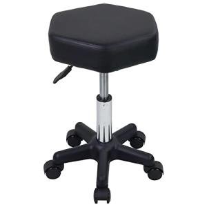 Adjustable Hexagon Rolling Stool for Massage and Spa