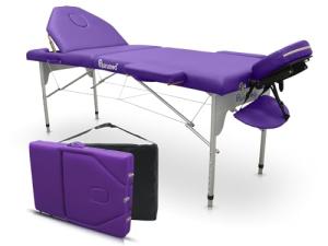 Folding Massage Table with Backrest and Height Adjustment